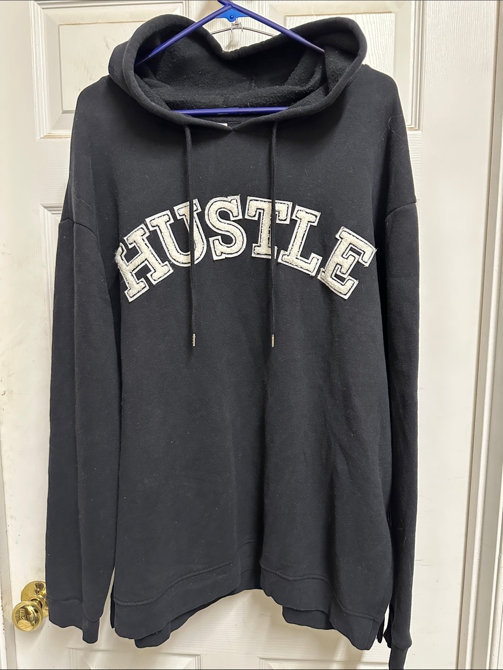Free people movement HUSTEL oversized hoodie.